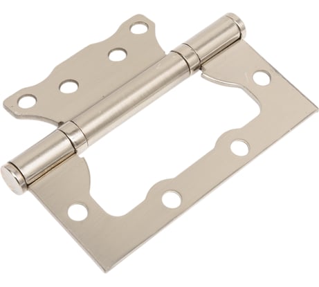 Стальная петля PUERTO плоский колпачок, никель матовый, без врезки B2B 100-2S FH SNбезВР