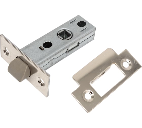 Межкомнатная защелка PUERTO пластиковый язычок, никель матовый B2B L 5-45 plastic SN 1