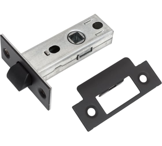 Межкомнатная защелка PUERTO пластиковый язычок, черный B2B L 5-45 plastic Black
