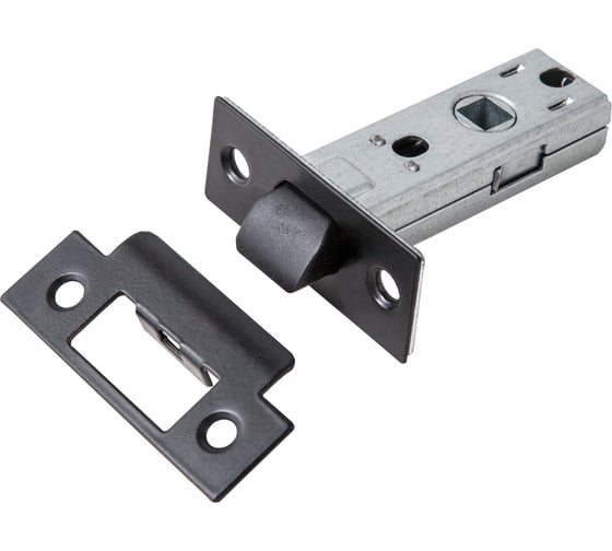 Межкомнатная защелка PUERTO пластиковый язычок, черный B2B L 5-45 plastic Black 1