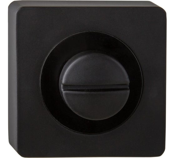 Квадратная завертка к ручкам PUERTO черный B2B BK AL 02 Black