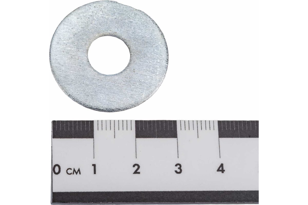 Шайба МЕТАЛЛСЕРВИС М10 DIN 9021 увеличенная, цинк, 50 шт. 1240153 ...