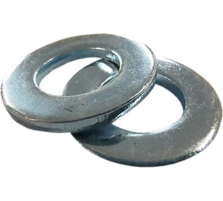 Шайба МЕТАЛЛСЕРВИС М10 DIN 125 плоская, цинк, 100 шт. 1239714