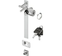 Центральный поворотный замок Hafele 800 мм, хром полированный 234.99.241