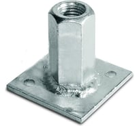Шайба Билар 60x60 с муфтой М16, толщина 4,0 мм 30 шт SHM M16