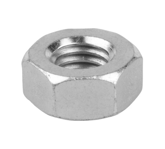 Оцинкованная шестигранная гайка ГОСТ 5927-70, M6, 5кг (примерно 2340 шт.) Зубр 303550-06 1
