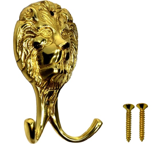 Крючок Левша коллекция L.Baskerville Lion Round 2-Legs LB-150 золото У2-6239.З