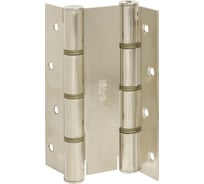 Барная петля двойного действия ALDEGHI LUIGI SPA 175x27/40 мм, цвет: никель, к-т: 2 шт + монтажный набор 87AN175-40