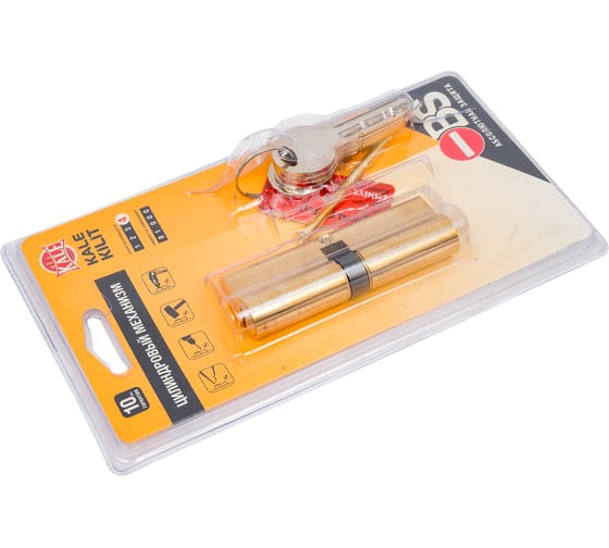 Цилиндровый механизм KALE KILIT 164 OBS SNE/90, 40x10x40 мм, латунь, 5 кл. 45215