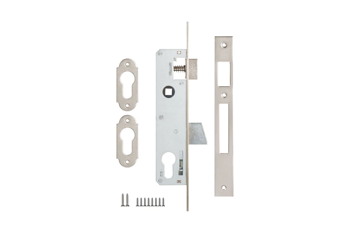 Корпус узкопрофильного замка с защелкой