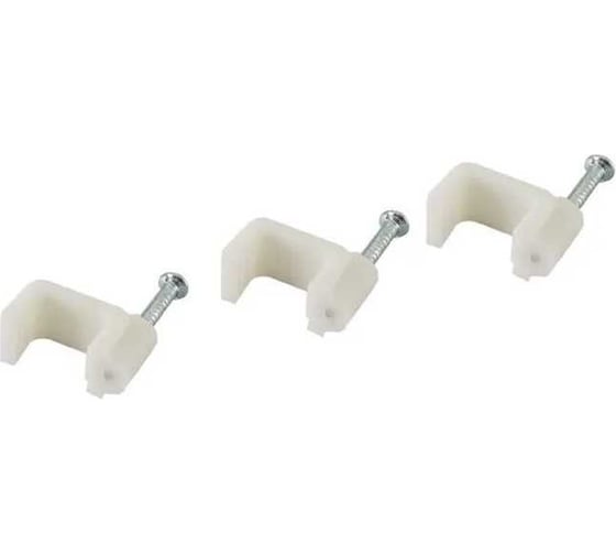 Плоская пластиковая скоба 14мм, 50шт TDM ELECTRIC SQ0513-0016