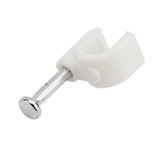 Круглая пластиковая скоба 5мм, 50шт TDM SQ0514-0012