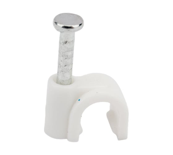 Круглая пластиковая скоба 5мм, 50шт TDM SQ0514-0012