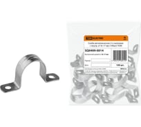 Металлическая двухлапковая скоба d16-17мм, 100шт TDM ELECTRIC SQ0409-0014