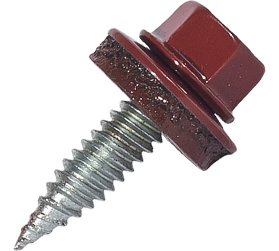 Саморез для доборных элементов HARDWEX ТМ HWX1-W-J-SP-4.8x20 мм, RAL 3009, 250 шт. 5190000001147 1
