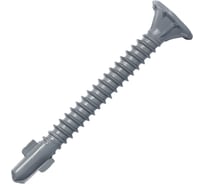 Саморез для облицовочных панелей HARDWEX ТМ HWX2-GE-P9-4.2x41 мм, Phillips №2, GREY E-COAT, 500 шт. 5190000000348