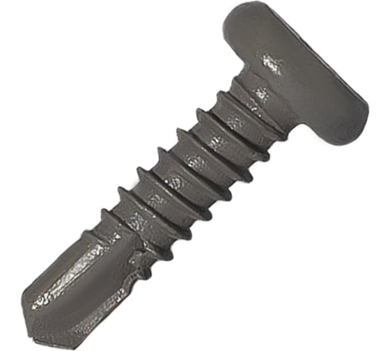 Саморез HARDWEX ТМ HWX5-GC-P6-4.8x19 мм, св.№3, Phillips №2, GREY E-COAT, 1000 шт. 5190000000737 1