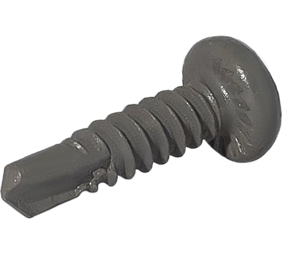 Саморез HARDWEX ТМ HWX5-GC-P6-4.8x19 мм, св.№3, Phillips №2, GREY E-COAT, 1000 шт. 5190000000737