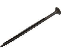 Саморез по металлу КВАДРА черный, 3.8x65, кop. 50 шт., PH2, частая резьба, для гкл 380642002050