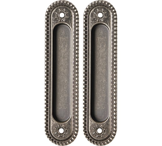 Ручка для раздвижных дверей ARMADILLO SH.CL152.010 (SH010/CL) AS-9 античное серебро 33757