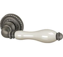 Раздельная ручка ARMADILLO R.CL55.Silvia (Silvia CL1) AS/LWP-109 античное серебро/бежевый фарфор 27793