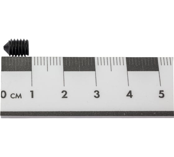 Установочный винт ZAMETAL М6x6 мм, DIN 914, Б/П, 45 H, 2000 шт. П/Р ZA107366