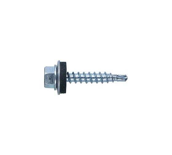 Кровельный саморез КРЕП RALL-6005 зеленый мох 4,8х76 250шт 6005СКР48076