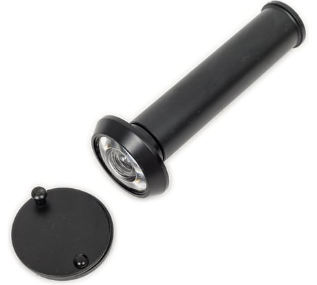 Дверной глазок FUARO оптика пластик DV 4/130-70/Z/HD (VIEWER 4 DVZ) BL черный (подвес) 43495