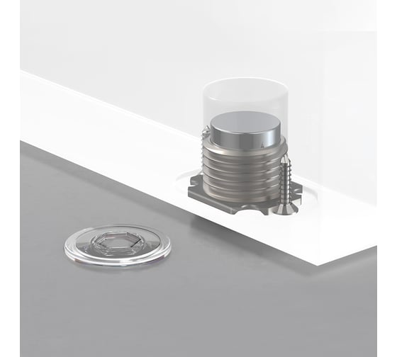 Упор дверной скрытый STELS TR прозрачный Armadillo 45893