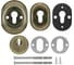 Броненакладка FUARO DEF.CRE/OV-set.9726 (DEF 9726) M6x90 врезная с чашкой AB-6 зелёная бронза 38799 2