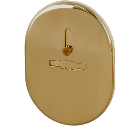 Накладка на сувальдный замок FUARO (ESC 476) с шторкой GP латунь ESC.S-lift.SF/OV.476 27951