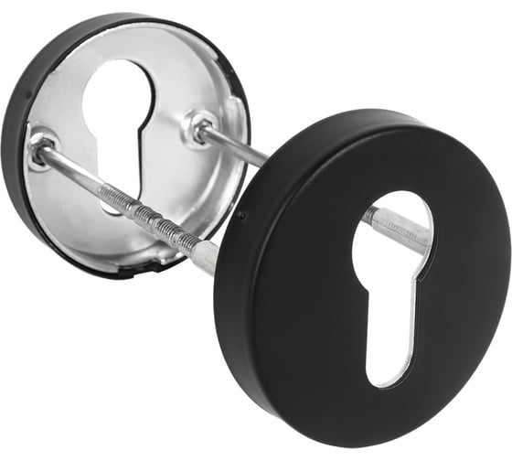 Накладка под цилиндр FUARO (DSS-02-ET) INOX 201 BLACK ET.R.DSS201-02 45461 1