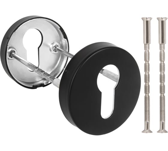 Накладка под цилиндр FUARO (DSS-02-ET) INOX 201 BLACK ET.R.DSS201-02 45461