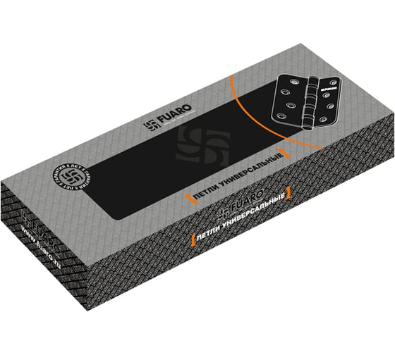 Универсальная петля FUARO OS (4BB/A 100x75x2,5) античное серебро (2 шт) IN4400U/A 45467