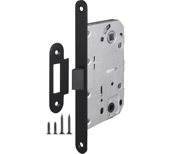 Врезная защелка AJAX PLASTLP96WC-50 BL черный 45911