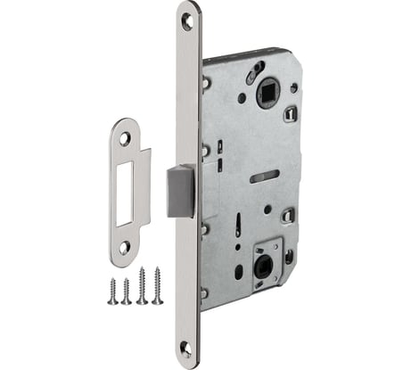 Врезная защелка AJAX PLASTLP96WC-50 SN матовый никель 45907