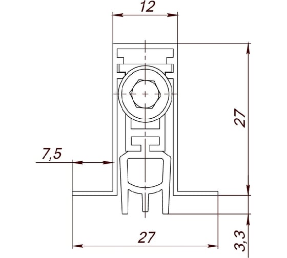 Автоматический порог ARMADILLO EASY BLOCK F/1020 45403