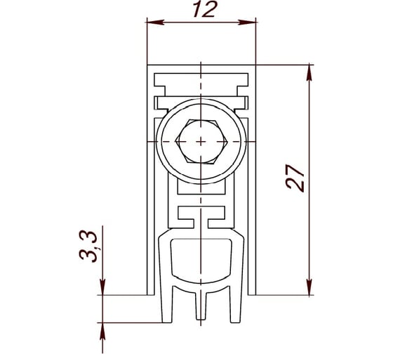 Автоматический порог ARMADILLO EASY BLOCK U/1020 45401