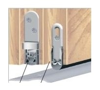 Накладка на накладной порог Hafele алюминий, серый, 550 мм 950.10.201