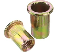 Резьбовая заклепка STARFIX М5 цилиндрический бортик, желтый цинк, 500 шт. SMC1-48527-500