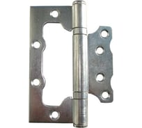 Дверная накладная петля бабочка STARFIX 100 мм, белый цинк, 50 шт. SMP-36556-50