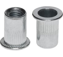 Резьбовая заклепка STARFIX М5 цилиндрический бортик, нержавеющая сталь А2, 50 шт. SMZ1-66832-50