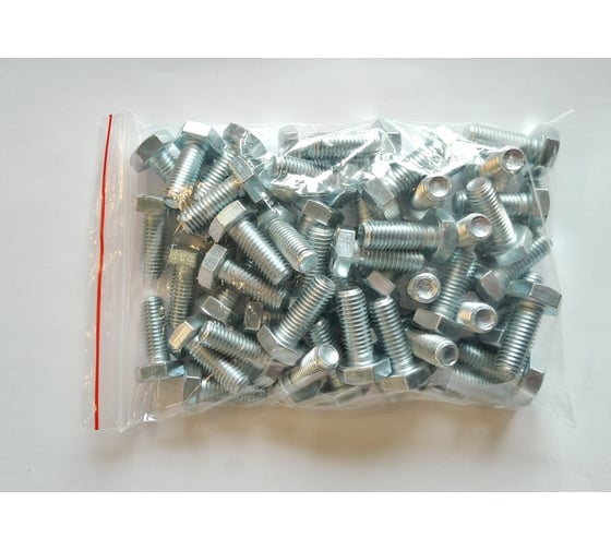 Болт ИНОТЭК М10x25 полная резьба, 8.8, ГОСТ 7798, цинк, 50 шт. 4687203291150