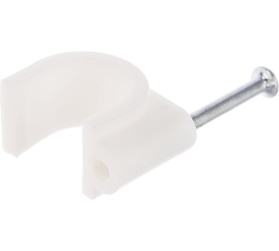 Крепежная скоба Navigator круглая d12 с гвоздем NCR-12-50 50 шт. 71072