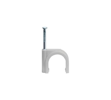 Крепежная скоба Navigator круглая d4 с гвоздем NCR-04-50, 50 шт. 71065