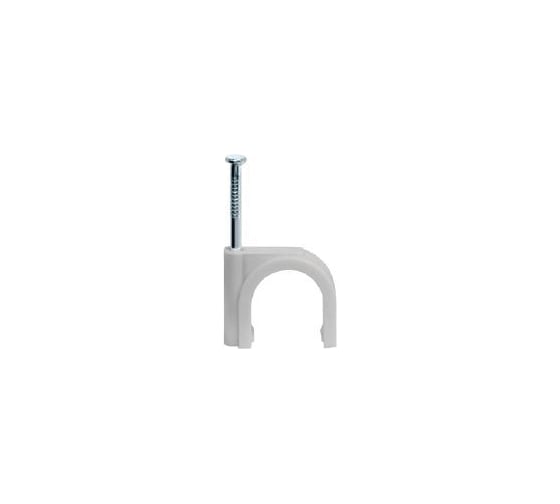 Крепежная скоба Navigator круглая d4 с гвоздем NCR-04-50, 50 шт. 71065