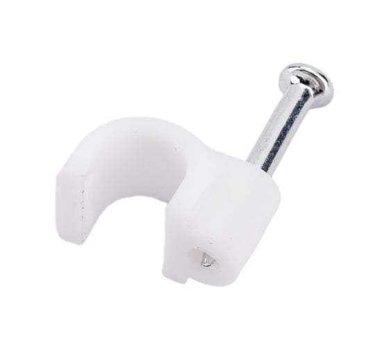 Крепежная скоба Navigator круглая d5 с гвоздем NCR-05-50, 50 шт. 71066