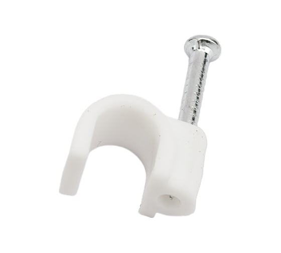 Крепежная скоба Navigator круглая d6 с гвоздем NCR-06-50, 50 шт. 71067 1