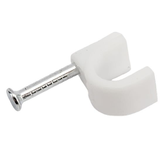 Крепежная скоба Navigator круглая d6 с гвоздем NCR-06-50, 50 шт. 71067