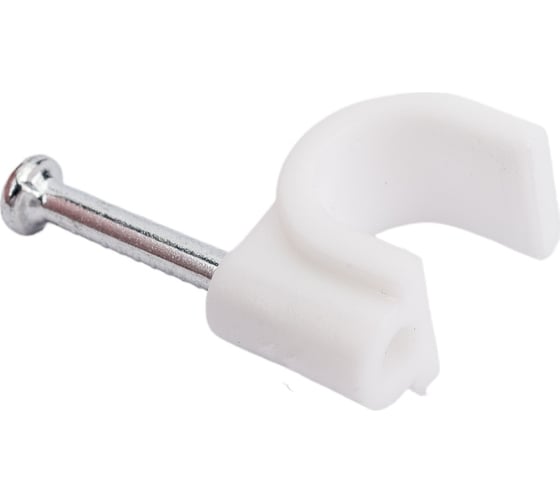 Крепежная скоба Navigator круглая d7 с гвоздем NCR-07-50, 50 шт. 71068